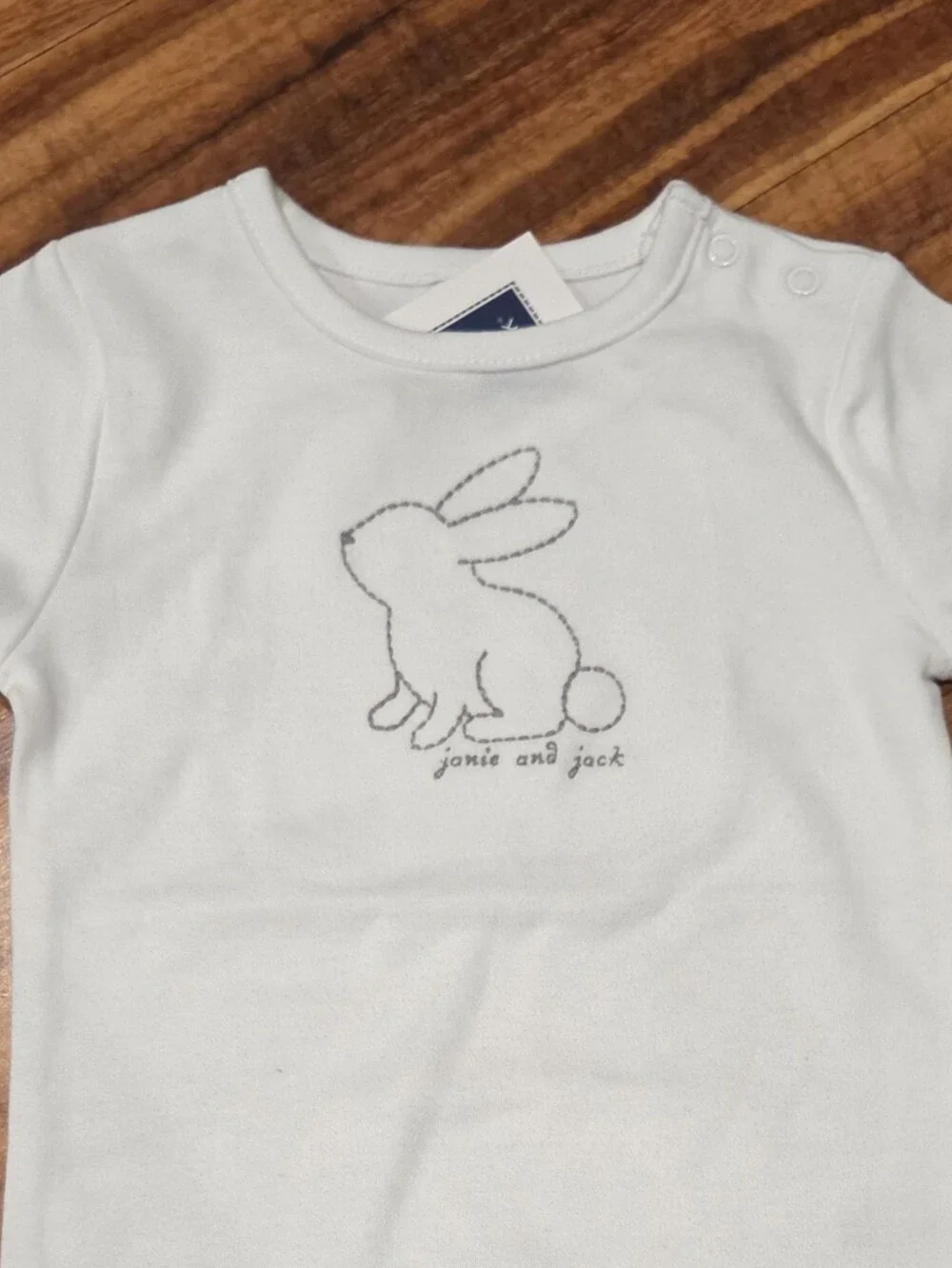 Janie and Jack NWT 6-12 Months Bunny Bodysuit, Pants and Socks